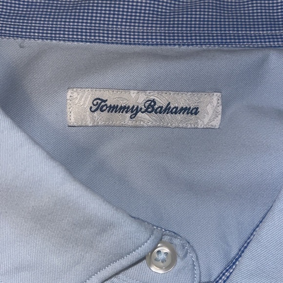 Tommy Bahama men’s light blue button down size 3X - Picture 5 of 9